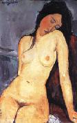 Amedeo Modigliani Seated Nude oil painting reproduction